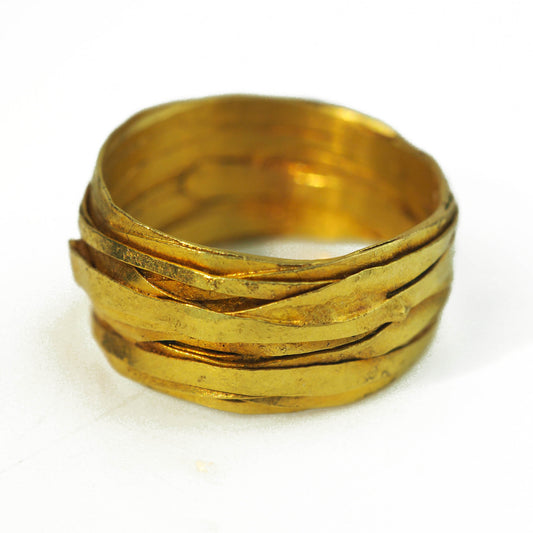 Carlow, Shimara – 18ct Gold Wrap Ring | Shimara Carlow | Primavera Gallery