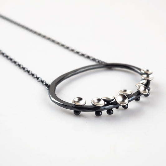 Wall, Jenifer – Silver and Oxidized Necklace | Jenifer Wall | Primavera Gallery