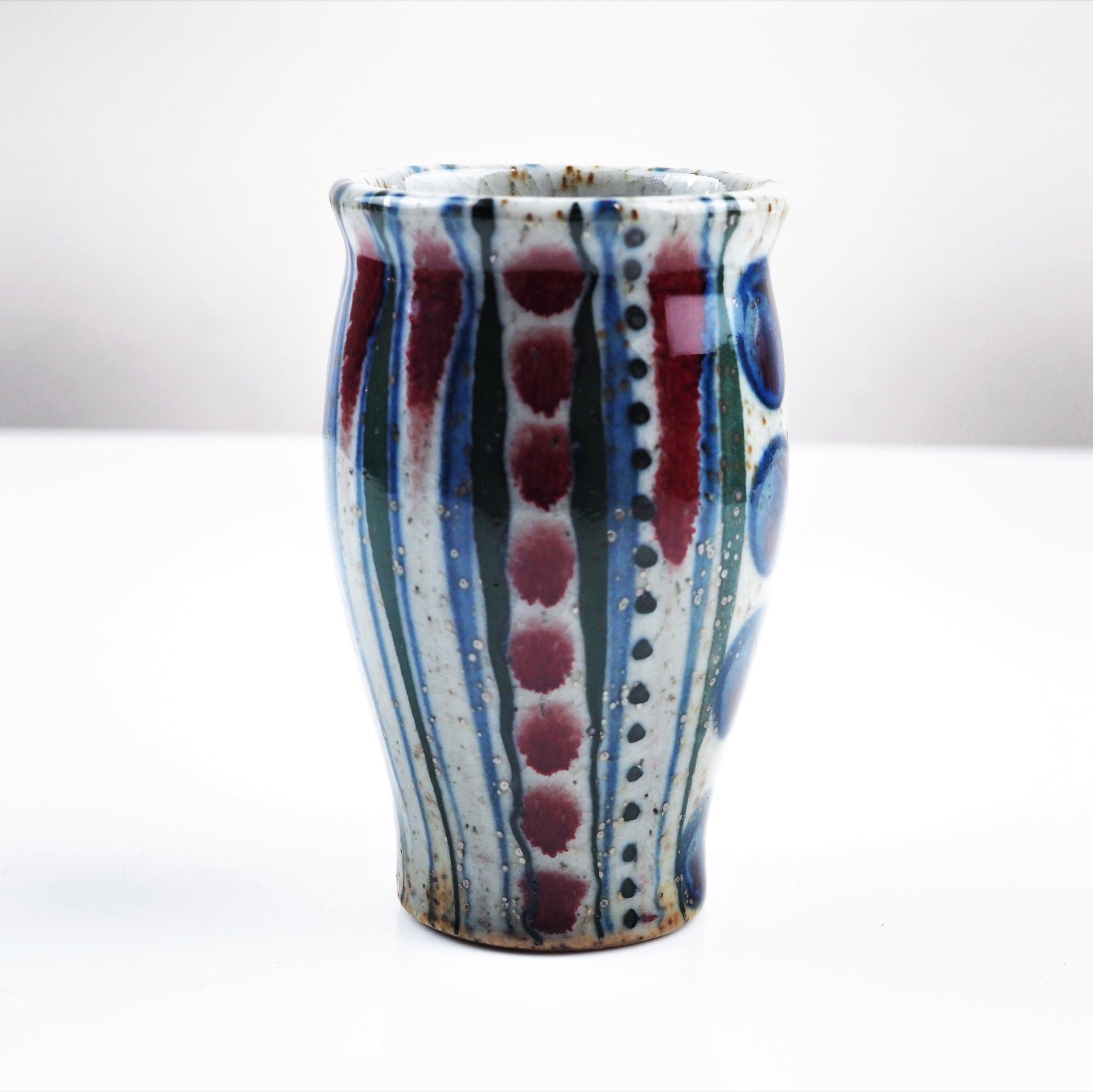 Goldsmith, Robert – Red, Blue and Green Mini Vase | Robert Goldsmith | Primavera Gallery