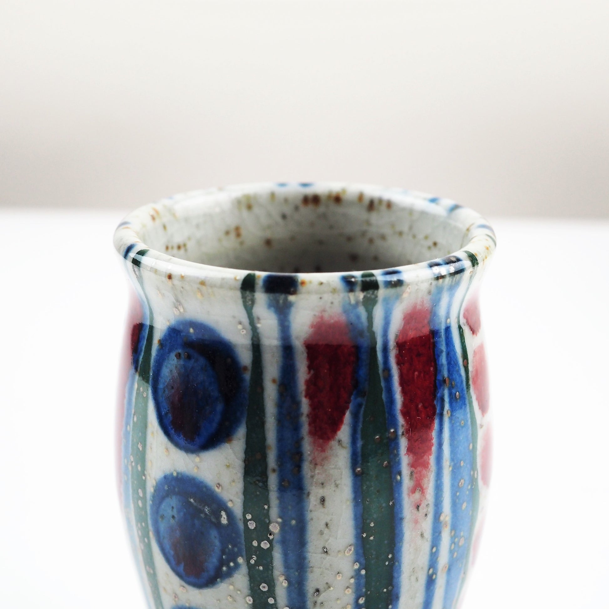 Goldsmith, Robert – Red, Blue and Green Mini Vase | Robert Goldsmith | Primavera Gallery