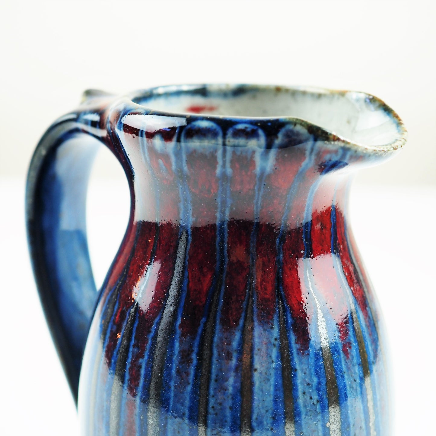 Goldsmith, Robert – Blue and Red Small Jug | Robert Goldsmith | Primavera Gallery