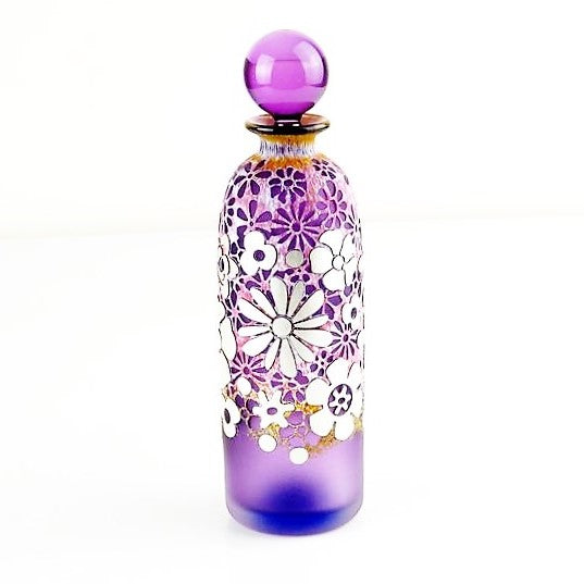 Harris, Tim Isle of Wight Glass - Purple Perfume Bottle | Tim Harris | Primavera Gallery