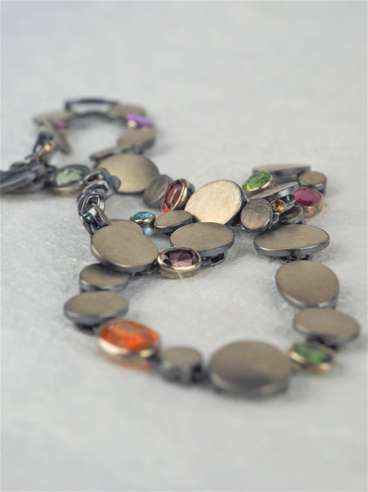 Klosowski, Kai - Oxidised Silver and Platinum Necklace