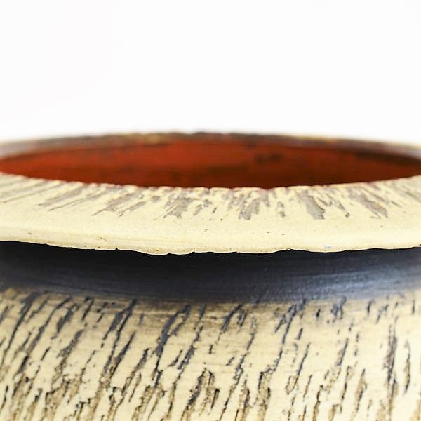 Capener, Richard – Stoneware Vessel with Disk Rim | Richard Capener | Primavera Gallery