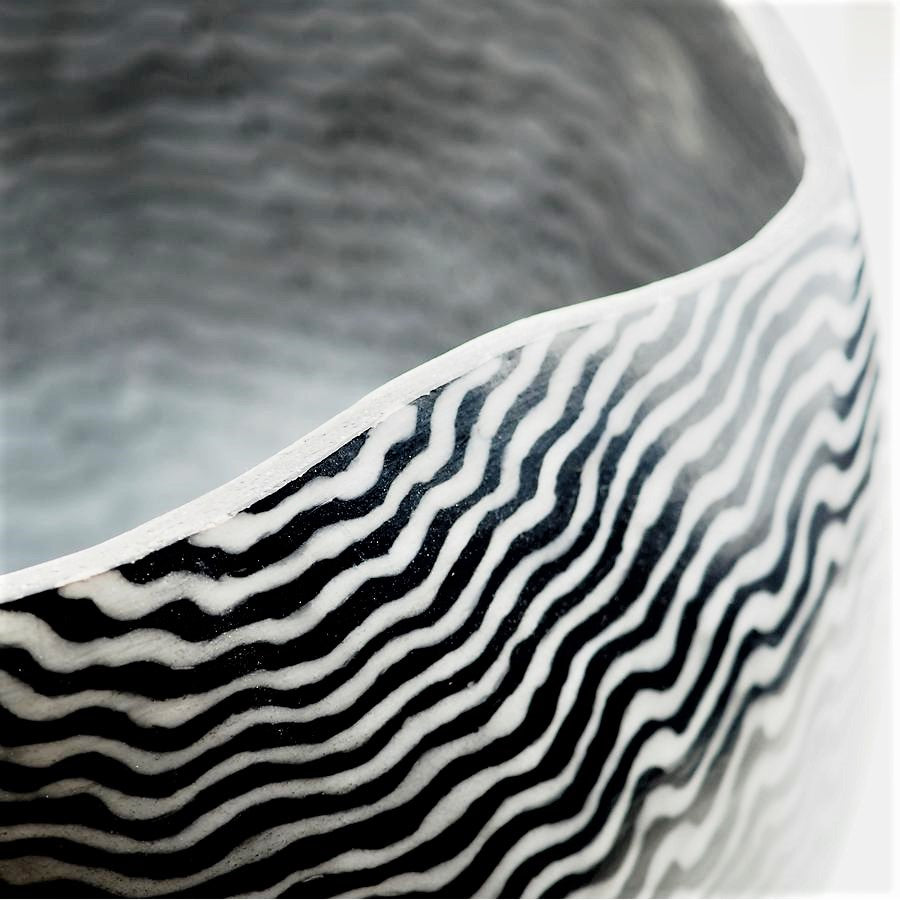Roberts, David – 'Ripple' Raku Ceramic Vessel | David Roberts | Primavera Gallery