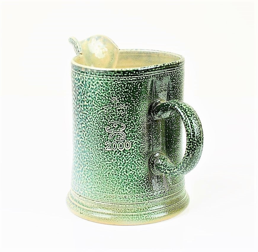 Harrison, Steve – Green Salt Glaze Jug | Steve Harrison | Primavera Gallery