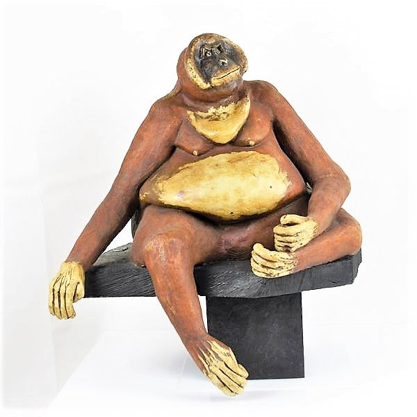 Vincent, Trevor JJ – Seated Orangutan | Trevor JJ Vincent | Primavera Gallery