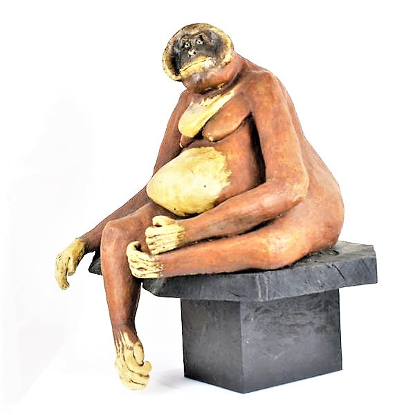 Vincent, Trevor JJ – Seated Orangutan | Trevor JJ Vincent | Primavera Gallery