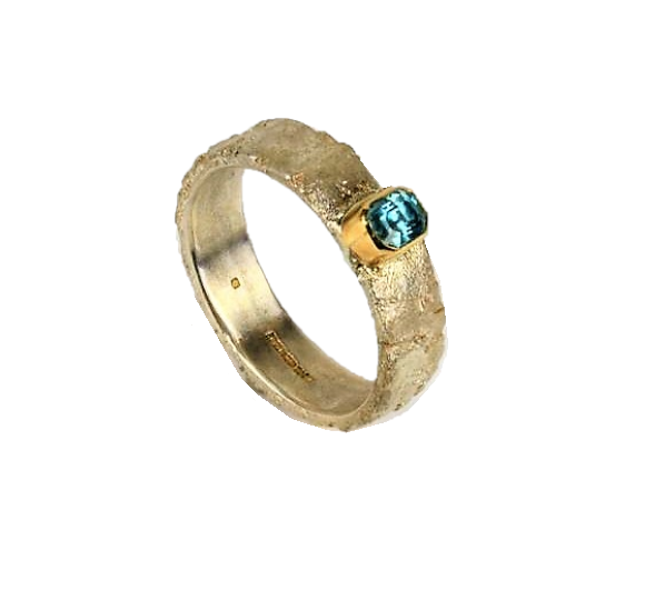 Hanl, Susanna – Silver and Gold Zircon Ring | Susanna Hanl | Primavera Gallery