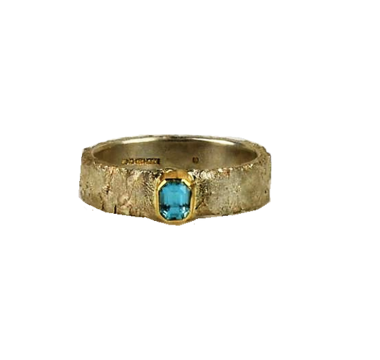 Hanl, Susanna – Silver and Gold Zircon Ring | Susanna Hanl | Primavera Gallery