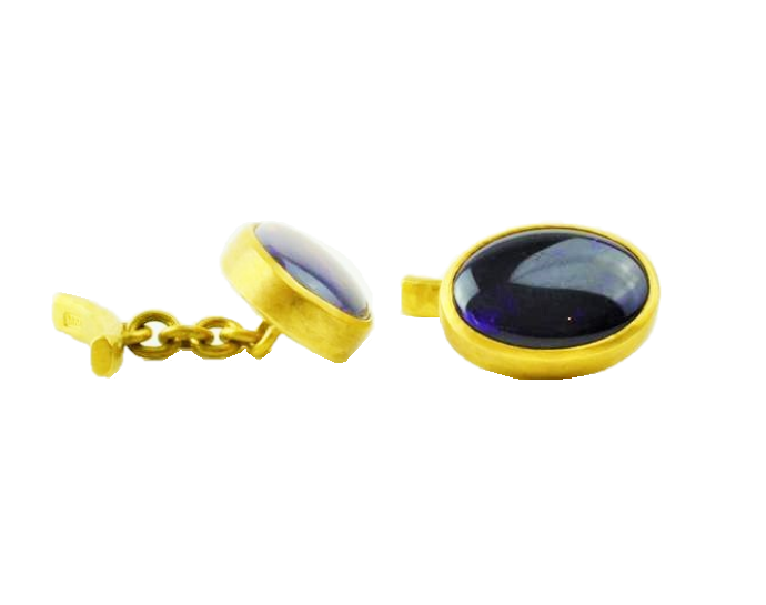 Betts, Malcolm – Gold Opal Cufflinks | Malcolm Betts | Primavera Gallery