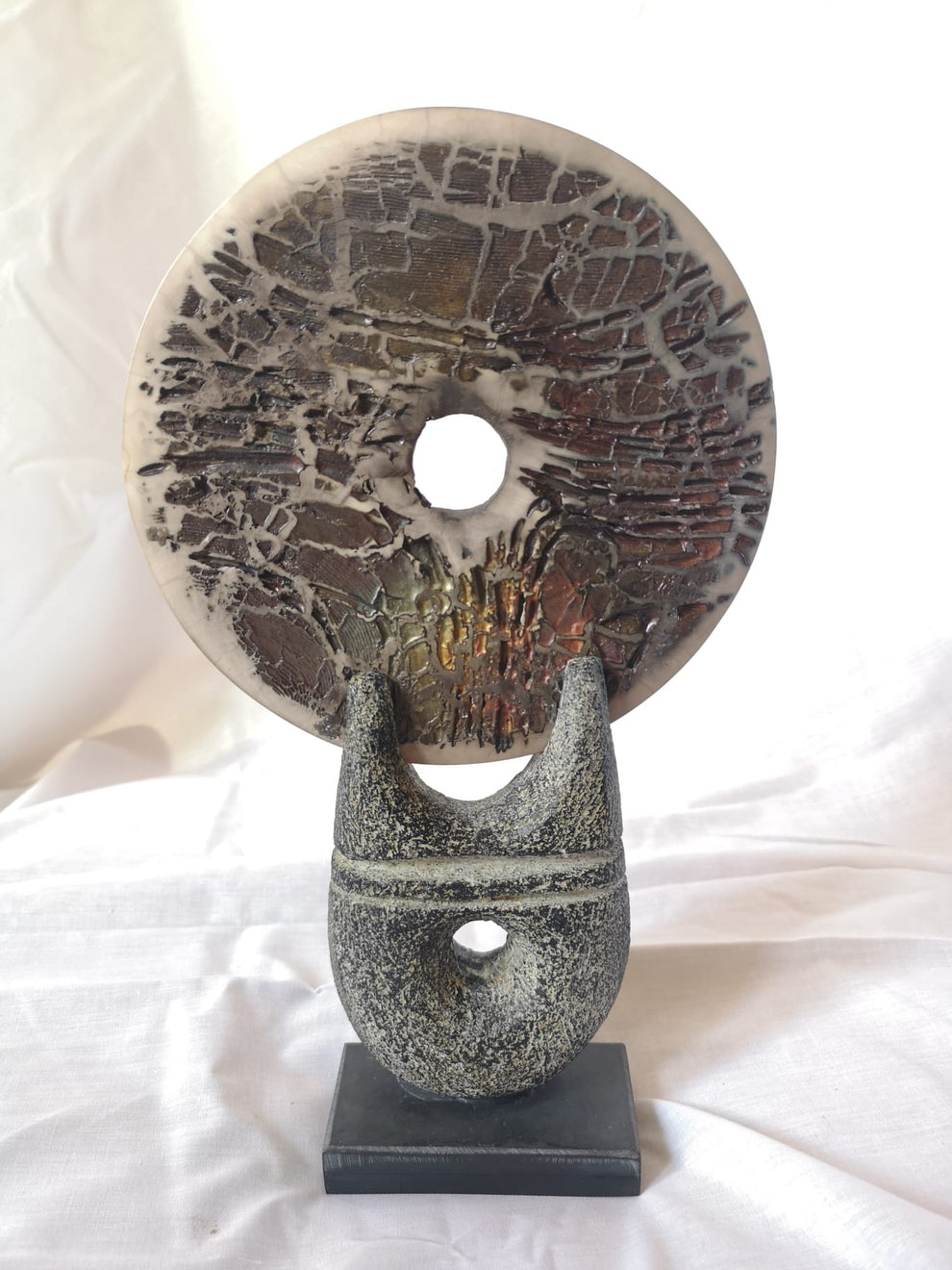 Hayes, Peter Small Ceramic Disc (College Farm Collection) Primavera