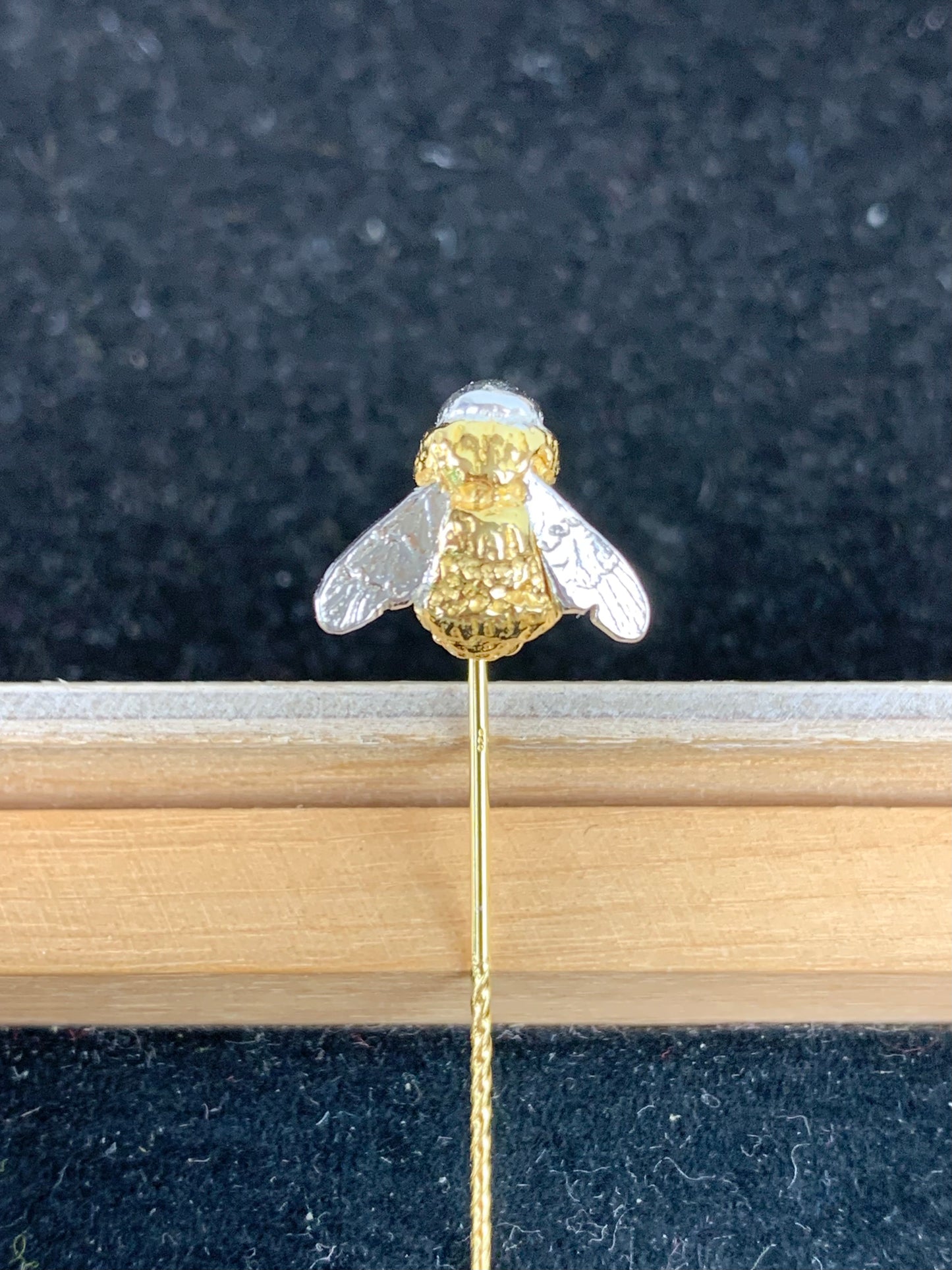 Troughton, Claire - Chubby Bee Lapel Pin with Gold Plate