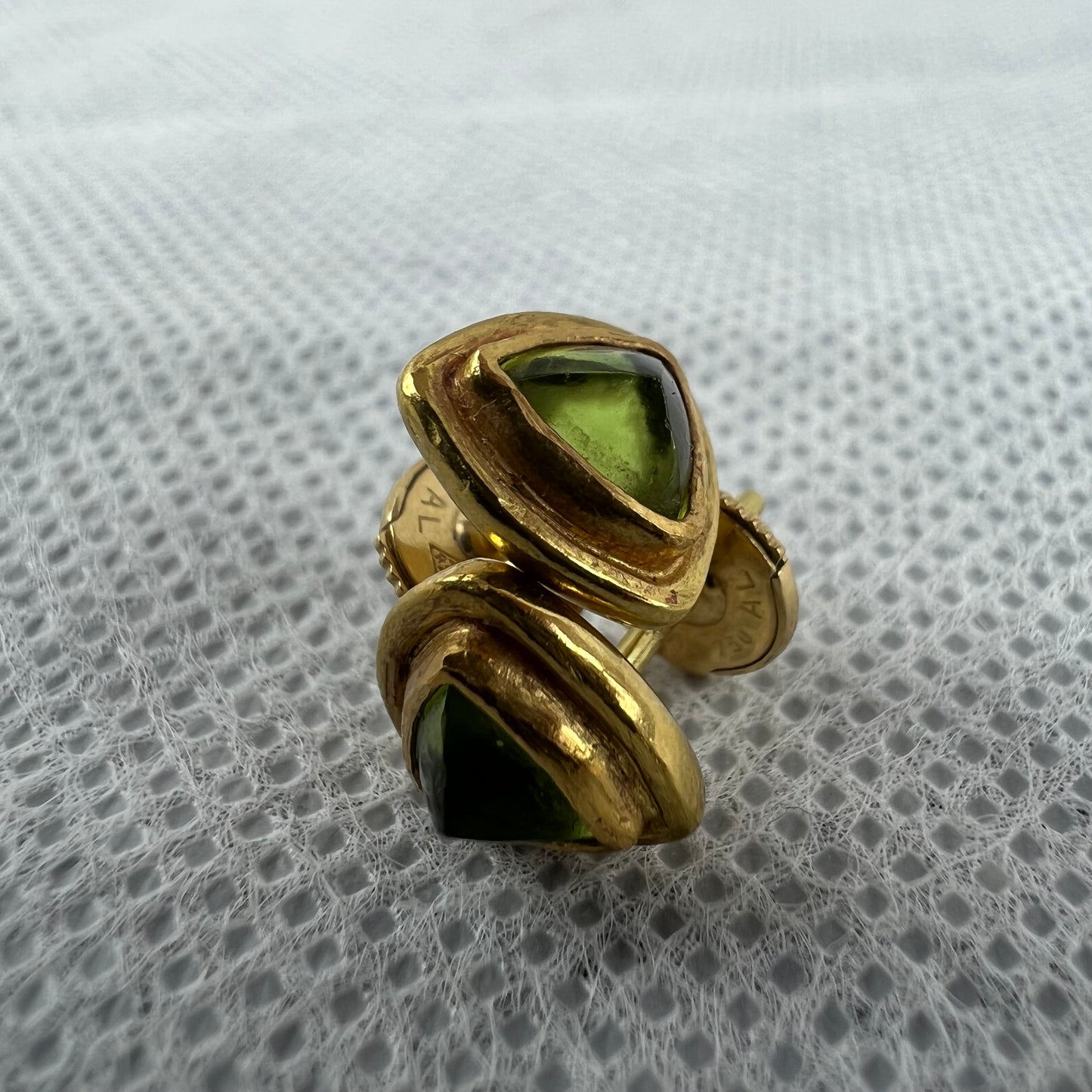 Harris, Charmian – Gold and Peridot Stud Earrings