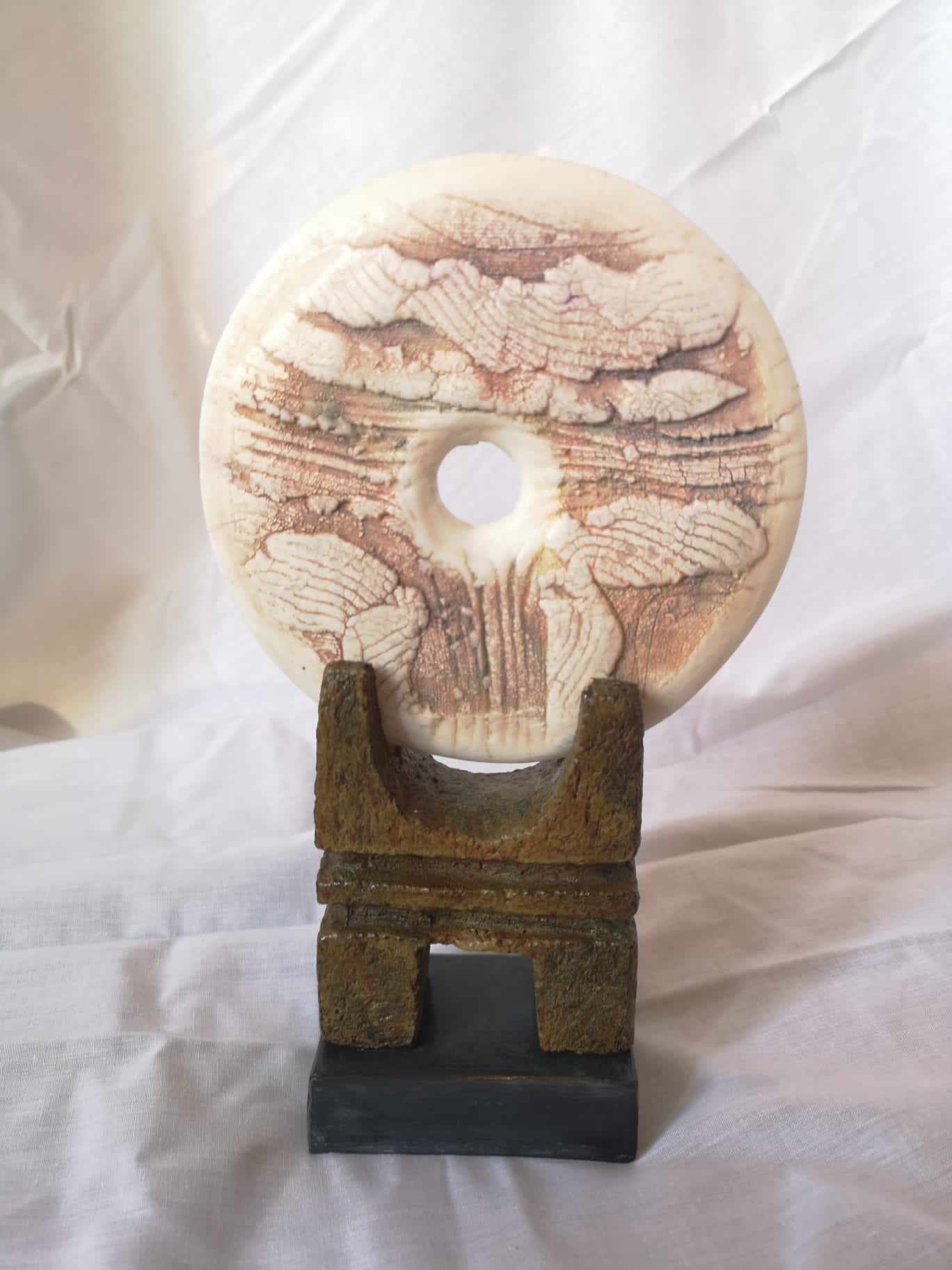 Hayes, Peter Small Ceramic Disc (College Farm Collection)