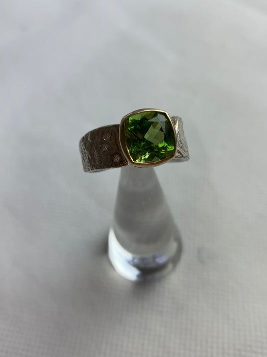 Palmer, Sarah - Peridot and Diamond Ring