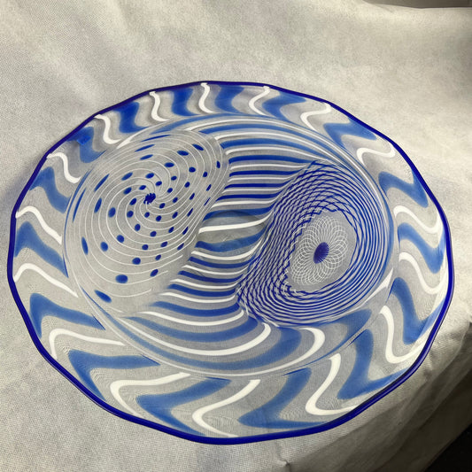 Hunter, Mike – Large Blue Dish