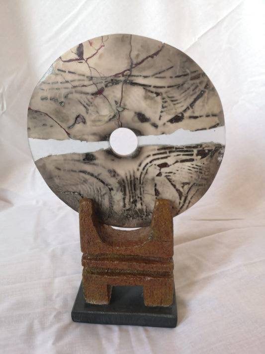 Hayes, Peter - Small Ceramic Disc (College Farm Collection)