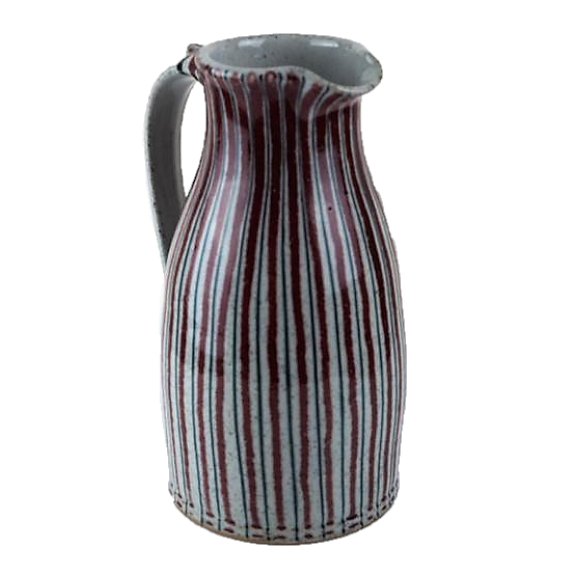 Goldsmith, Robert – Large Narrow Neck Striped Jug | Robert Goldsmith | Primavera Gallery