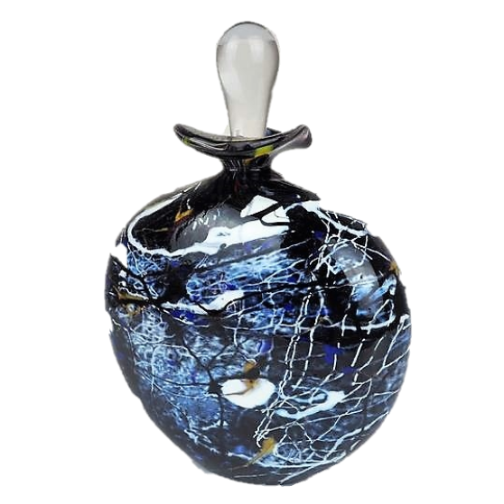 Layton, Peter – Scent Bottle, Black and Blue | Peter Layton | Primavera Gallery