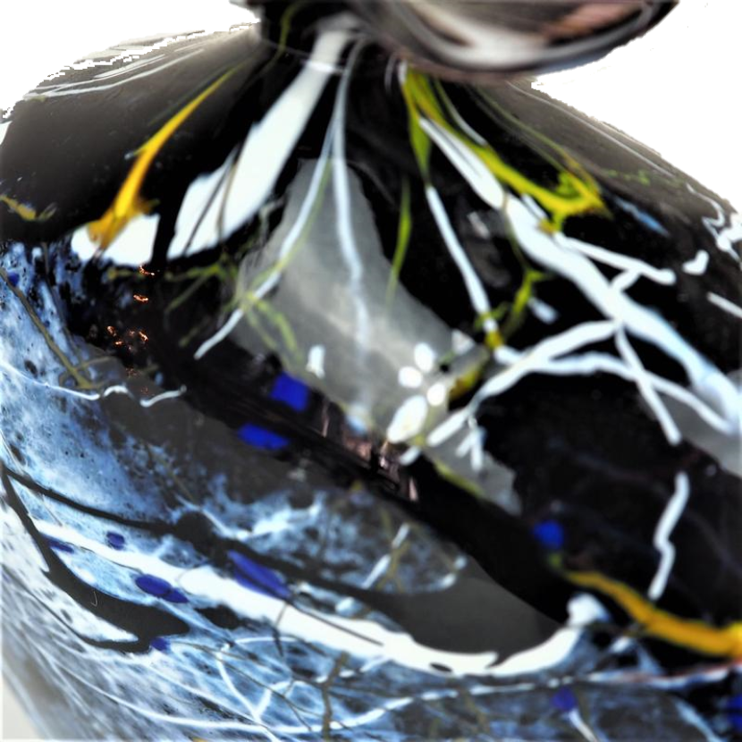 Layton, Peter – Scent Bottle, Black and Blue | Peter Layton | Primavera Gallery